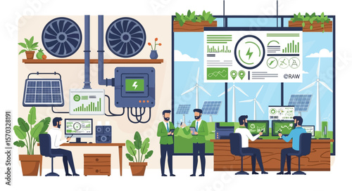 Sustainable Energy Solutions Monitoring and Control of Renewable Power Systems