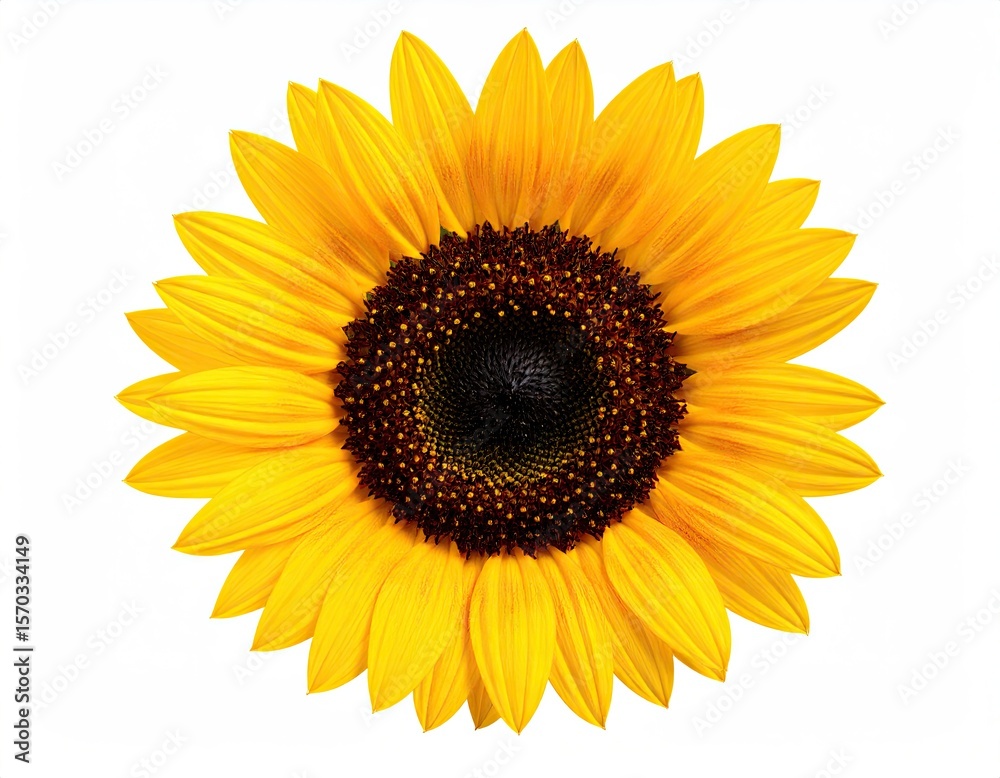 Fototapeta premium Bright yellow sunflower