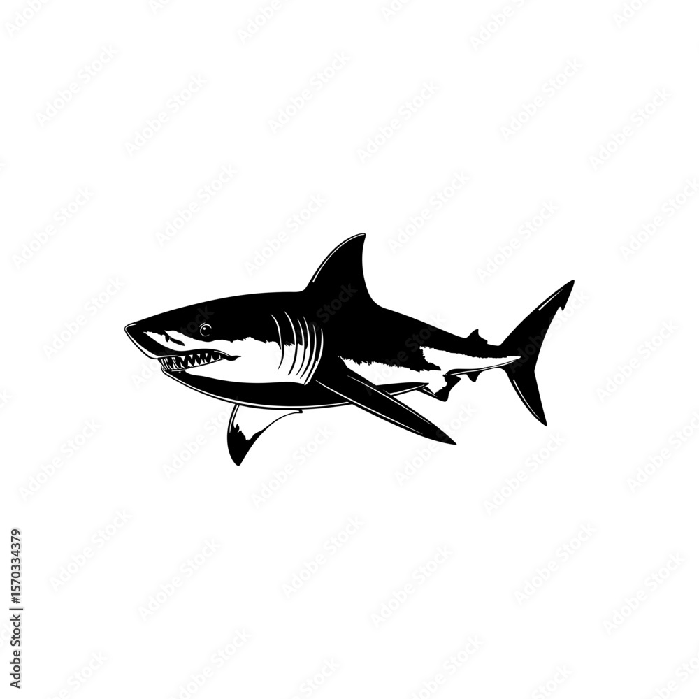 Obraz premium Shark Vector