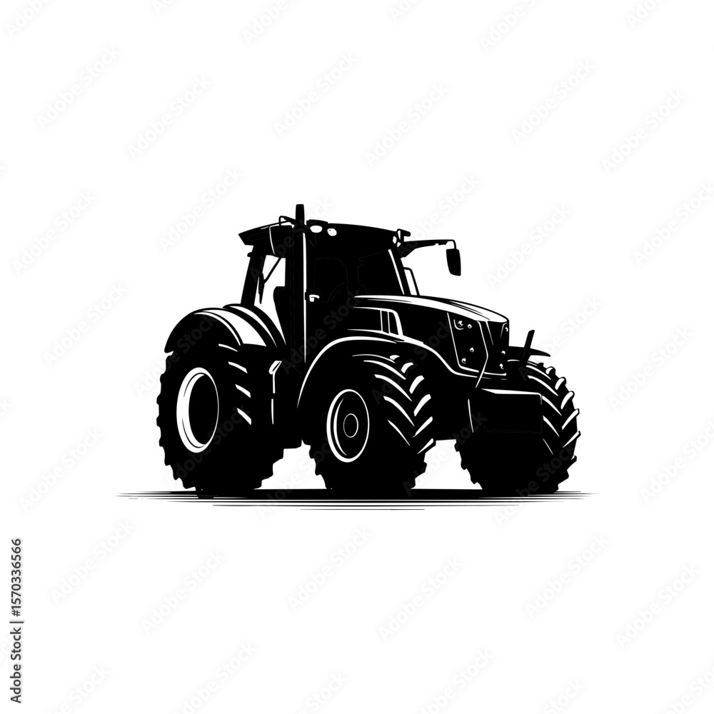 Obraz premium Traktor Vector