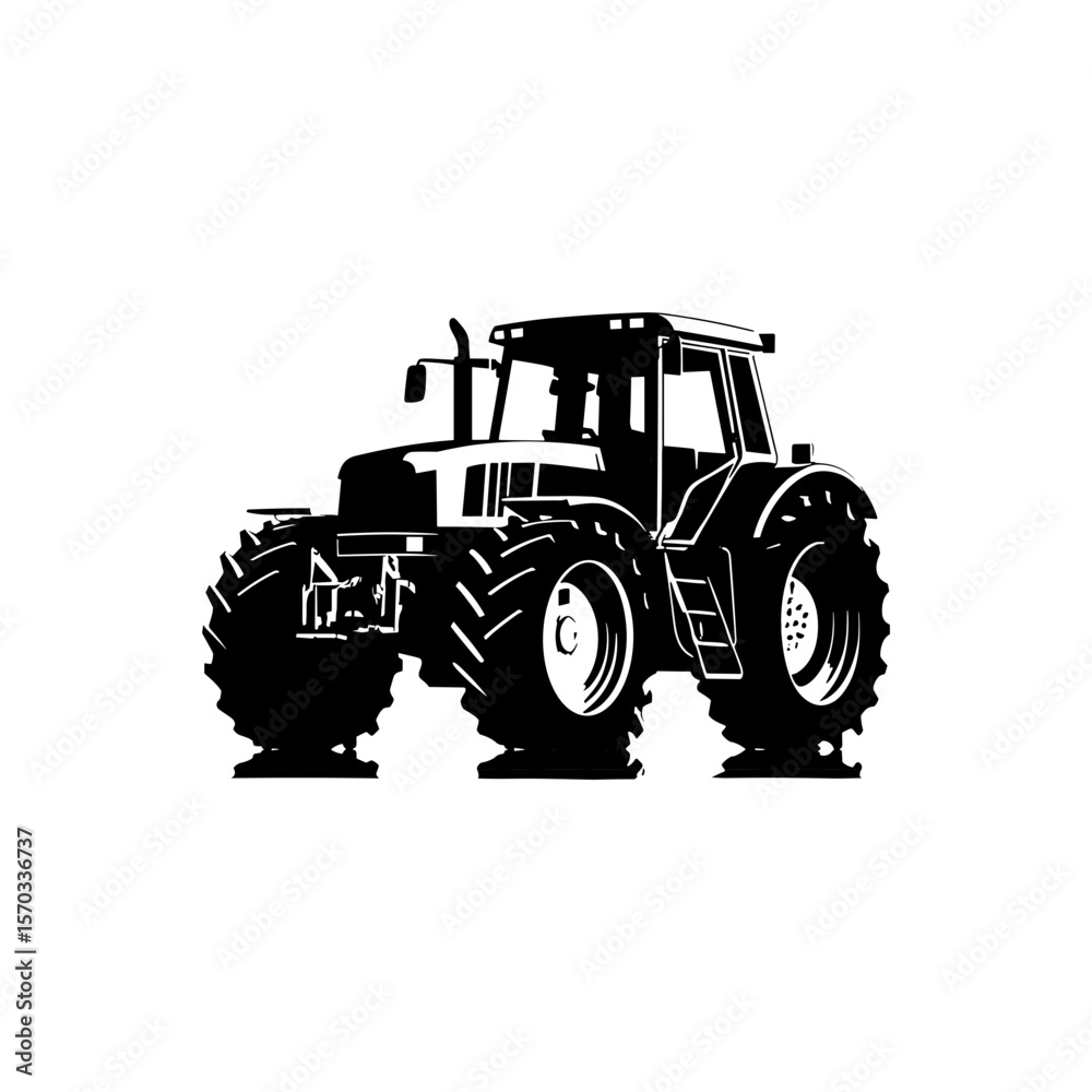 Obraz premium Traktor Vector