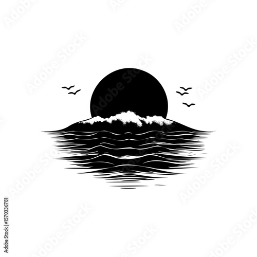 Wafe Ocean Vector