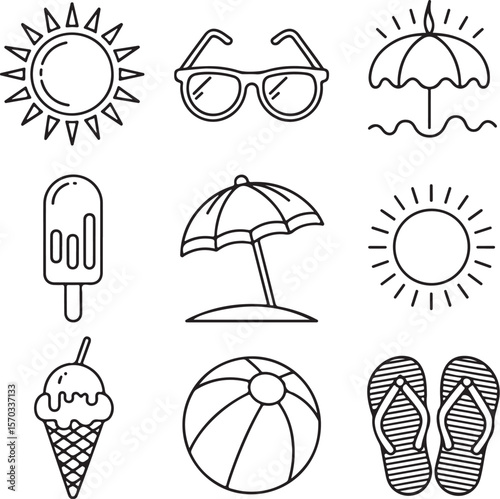 Vacation Travel Silhouette Bundle

