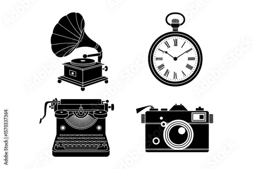 Vintage Artifacts: A collection of antique objects, evoking nostalgia and capturing the charm of bygone eras.