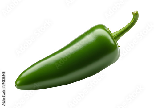 Green Jalapeno Pepper Fresh Spicy Vegetable Isolated Transparent PNG