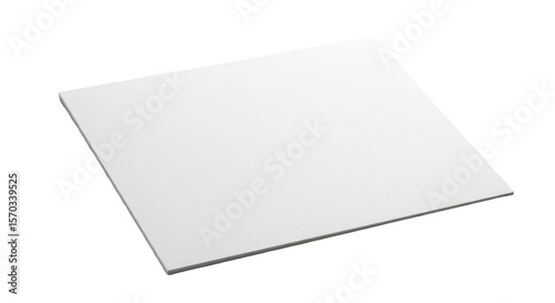 Isolated White Square Tile Clean Surface Background Graphic Render