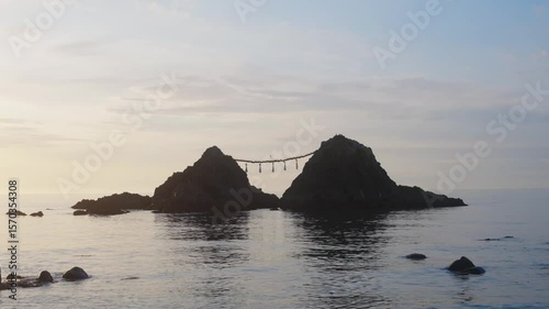 福岡県糸島市桜井二見ヶ浦の夫婦岩