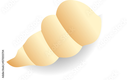 Spiral Sea Shell Illustration