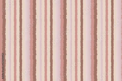 Seamless pastel pink vertical stripe vector pattern with hand-drawn texture. Perfect for fabric, packaging, baby products, and soft-themed designs.