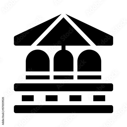 seating area glyph icon
