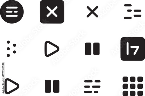 UI UX Control Icons Pack

