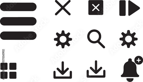 Play Pause Stop Button Icons

