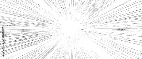 Vector style comic speed line effect