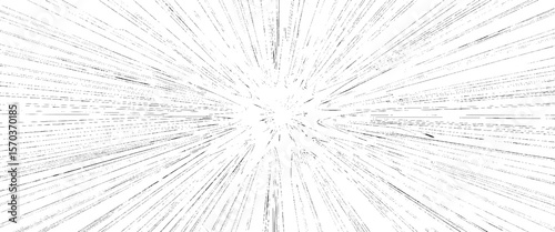 Vector style comic speed line effect