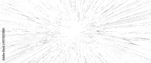 Vector style comic speed line effect