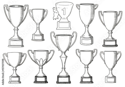 Trophy Award Success PNG Image Shining Golden Victory Celebration