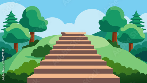 Ascending steps of success: a conceptual stairway to the sky