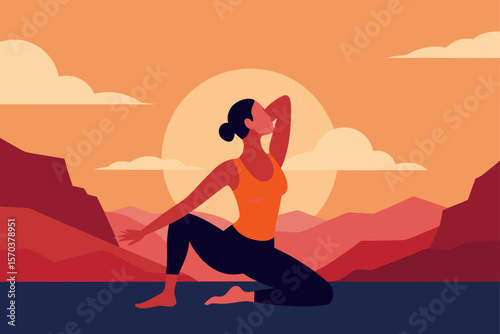 yoga on the beach