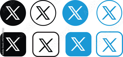 Twitter X Logo Icon – High Resolution Transparent PNG & Vector Download