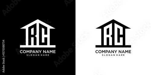 initial letters RC with house