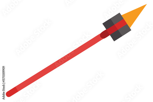 a laser pointer on white background