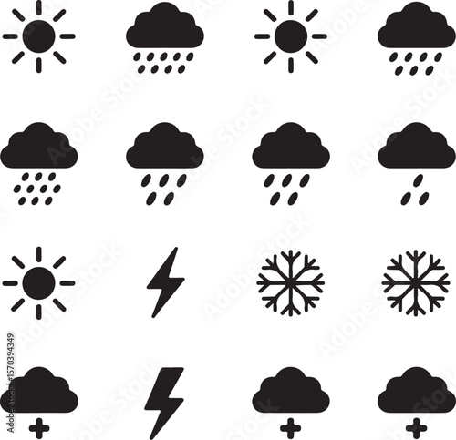 Minimal Weather Symbols Pack

