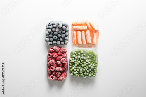 Frozen Mixed Vegetables and Berries – Peas, Carrots, Blueberries, Raspberries, Celery