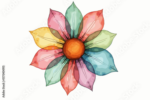 Groovy Retro Flowers Pack | Colorful Floral Vector Set
