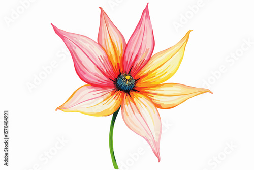Groovy Retro Flowers Pack | Colorful Floral Vector Set