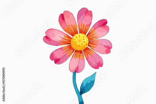 Groovy Retro Flowers Pack | Colorful Floral Vector Set