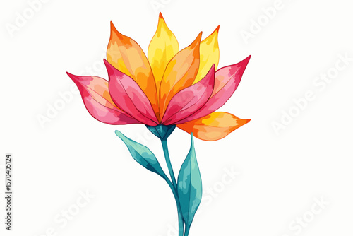 Groovy Retro Flowers Pack | Colorful Floral Vector Set