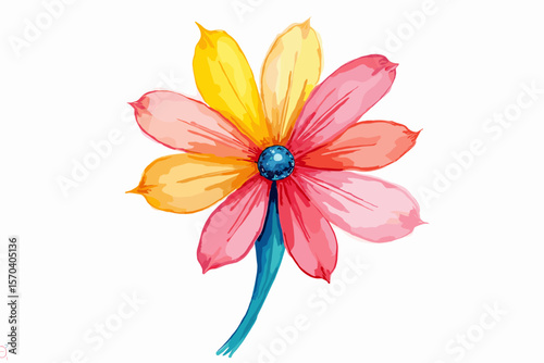 Groovy Retro Flowers Pack | Colorful Floral Vector Set