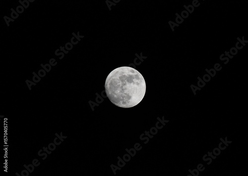 Fototapeta Naklejka Na Ścianę i Meble -  full moon in the night sky