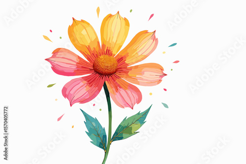 Groovy Retro Flowers Pack | Colorful Floral Vector Set