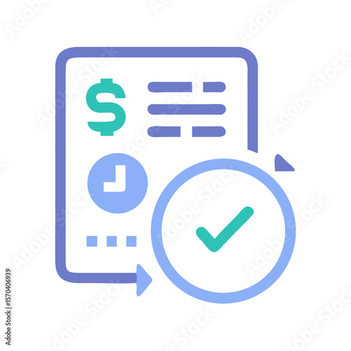 Financial transaction and approval process with automated invoice management