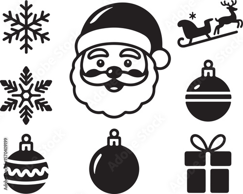 Santa Claus Face Icon

