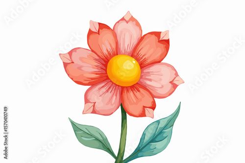 Retro Groovy Flower Graphics | Vintage Clipart Set

