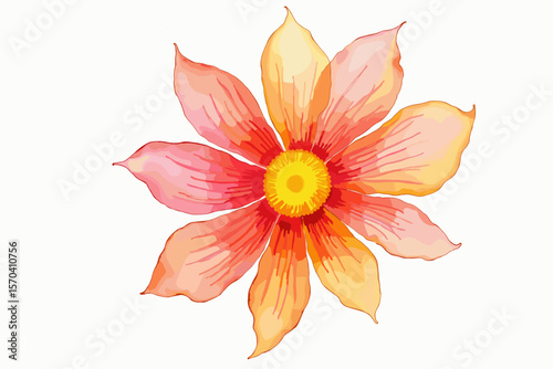 Retro Groovy Flower Graphics | Vintage Clipart Set


