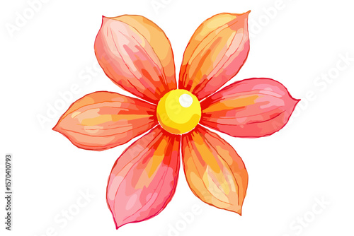 Retro Groovy Flower Graphics | Vintage Clipart Set

