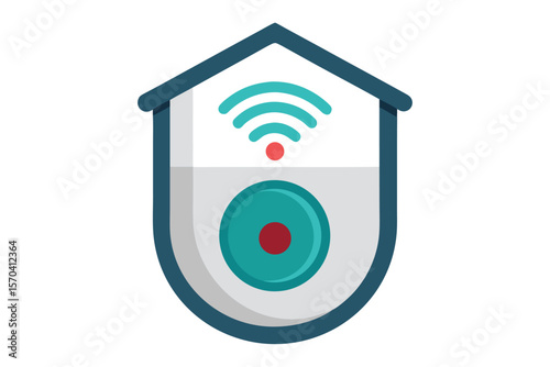 Smart home security device with wi fi connectivity and camera
