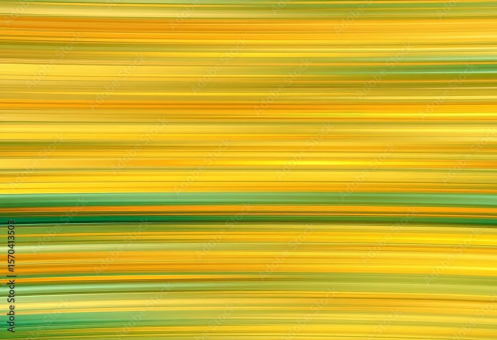 Obraz premium Abstract blurred horizontal lines in teal, orange, and gold, suggesting motion, background image, vibrant