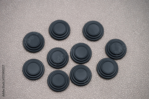 10-Pack Silicone Car Door Seal Pads, Noise Reduction & Vibration Damping, Shock Absorption for Quieter Vehicle Experience, Universal Fit for Most Car Models