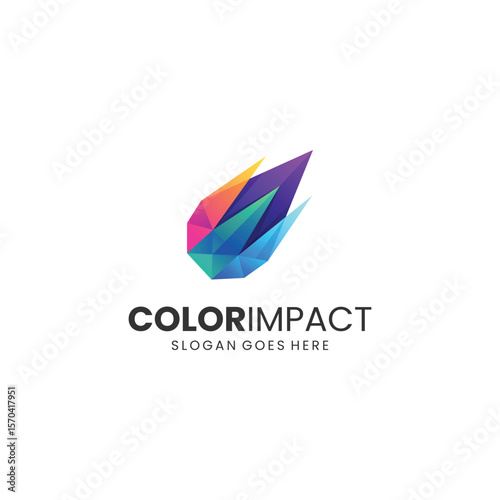 Free Download Modern Gradient Meteor Logo Design - GFXLoad