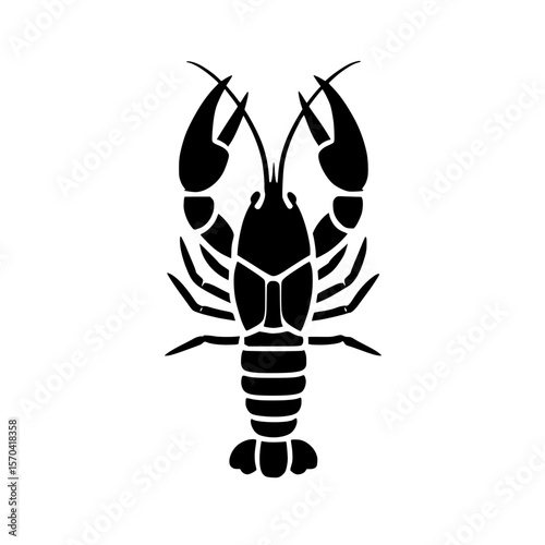 crayfish vector illustration