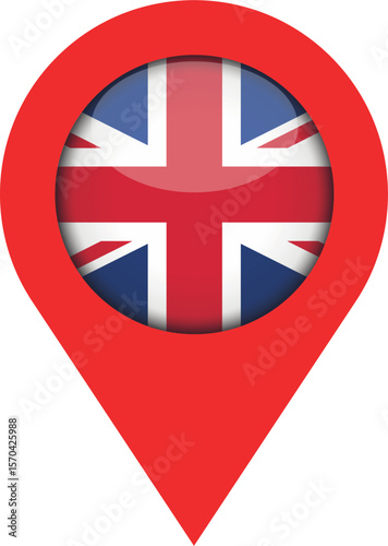 pin location united kingdom with round flag Free Download pin location united kingdom with round flag - GFXLoad