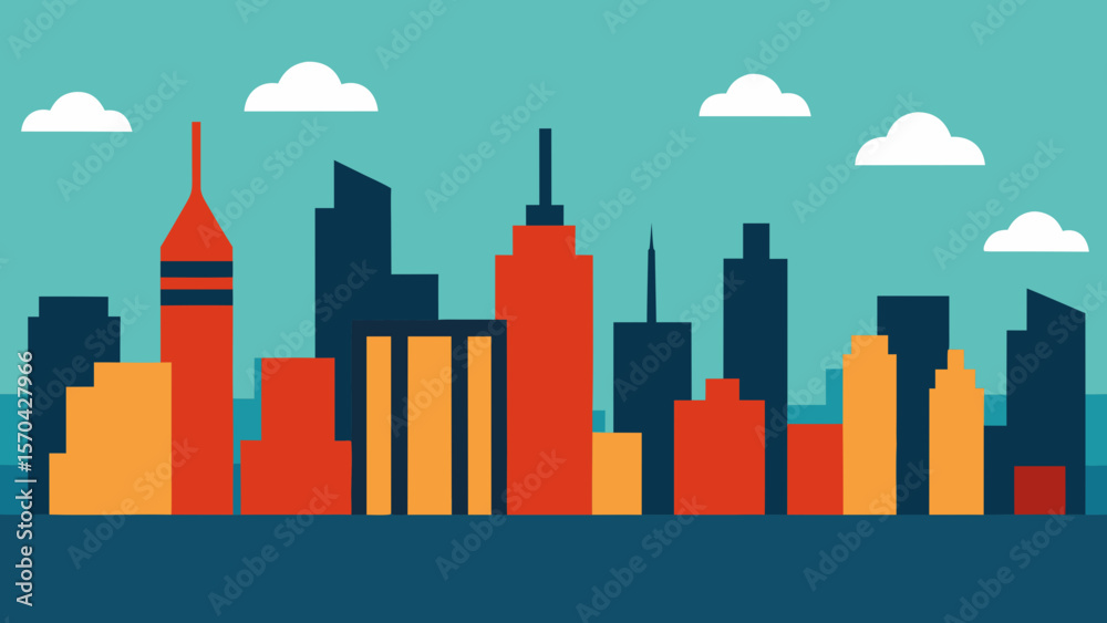 Fototapeta premium city in the city