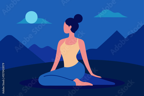 yoga on the beach