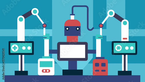 A comprehensive set of flat vector icons for web, business, and technology illustrations