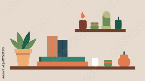 Vector illustration of a wine bar, cellar, and glass of wine with urban building architecture icons