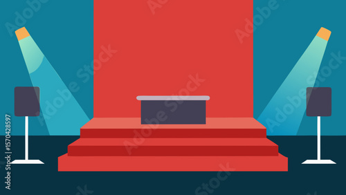 Vector illustration of office tools and accessories on a comfortable sofa in a modern living room design